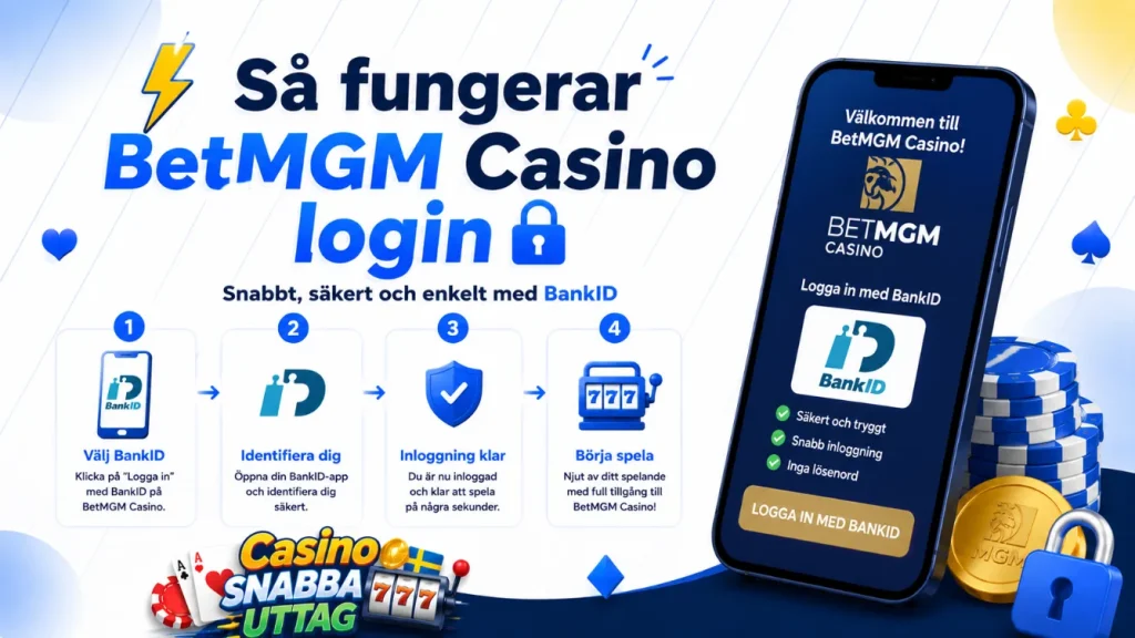 Så fungerar BetMGM Casino login